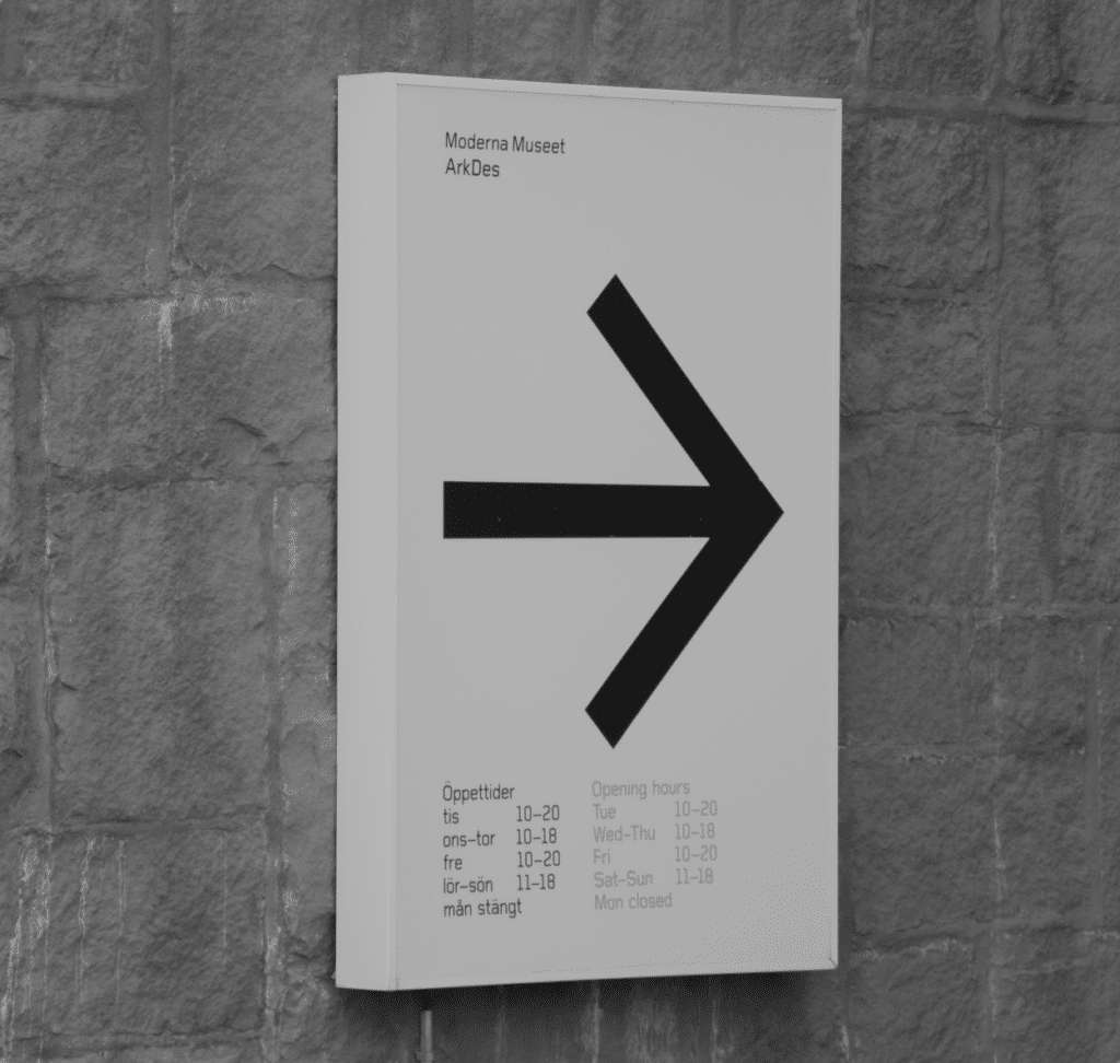 Une pancarte qui indique le chemin à prendre