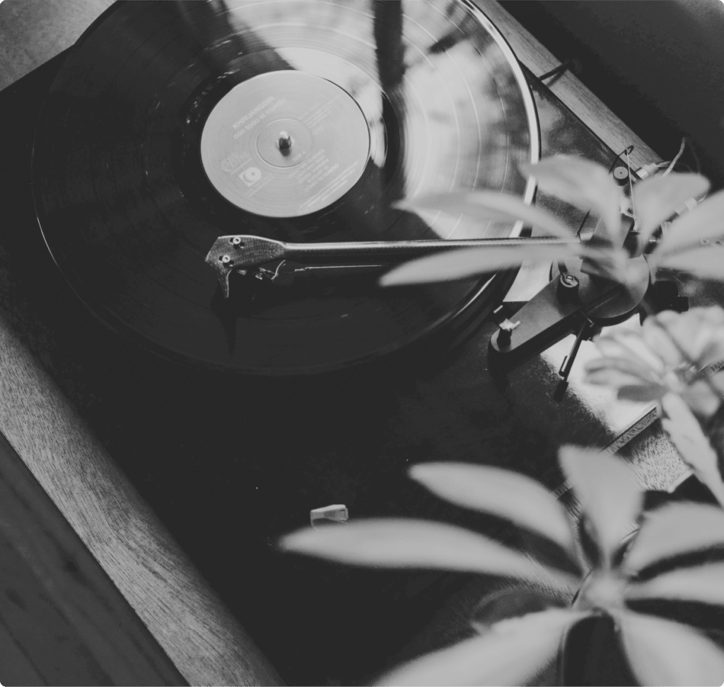 Un tourne disque qui fonctionne